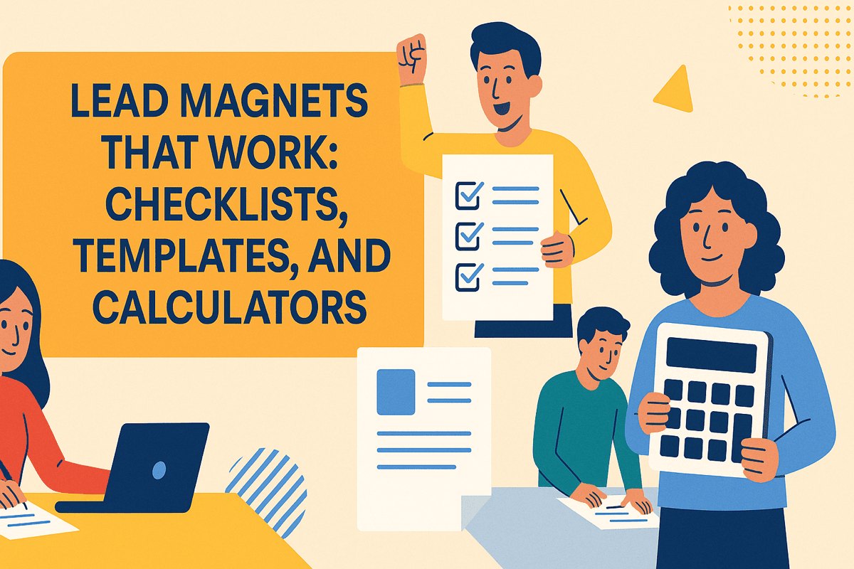 LEAD MAGNETS THAT WORK: CHECKLISTS, TEMPLATES, AND CALCULATORS
